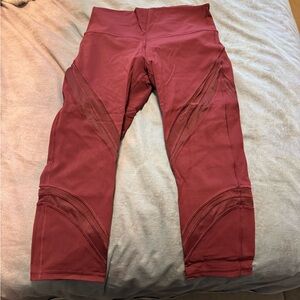 lululemon athletica Red Leggings
